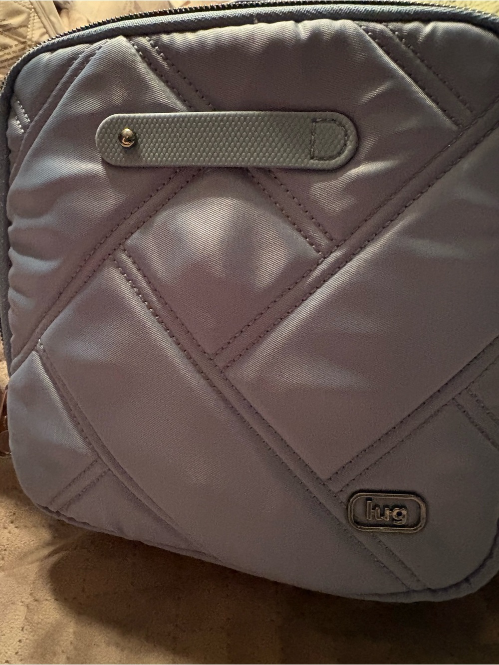Lug Skeeter Bridge Denim Drift Blue NWT Crossbody Bag Purse dusty blue compact - Picture 10 of 11